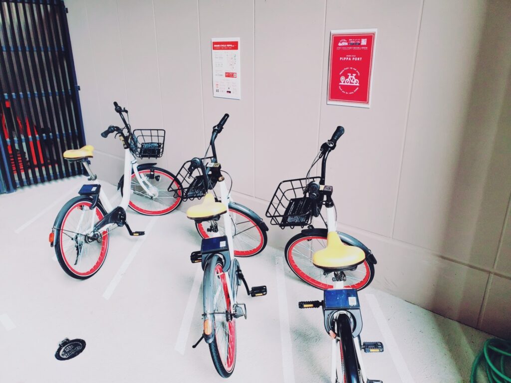 HIYORIチャプター京都トリビュートポートフォリオホテルのレンタル自転車