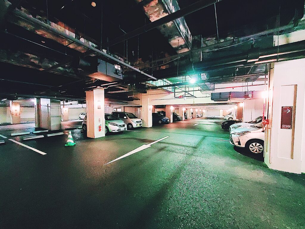 リッツカールトン沖縄の駐車場