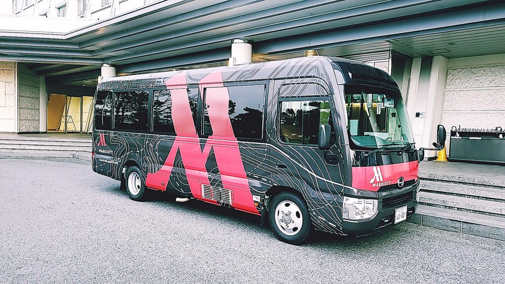 琵琶湖マリオットホテルのシャトルバス